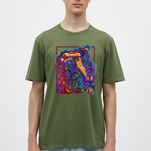 Load image into Gallery viewer, Star Lady - Men's T-Shirt - Militärgrün