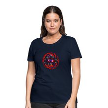 Load image into Gallery viewer, Flying Eyes - Women’s Premium T-Shirt - Navy