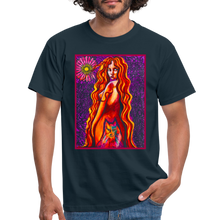 Load image into Gallery viewer, Wolf Lady - Men's T-Shirt - Navy