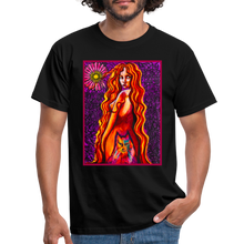 Load image into Gallery viewer, Wolf Lady - Men's T-Shirt - Schwarz
