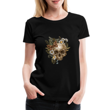 Load image into Gallery viewer, Skull and Flowers - Schwarz