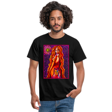 Load image into Gallery viewer, Wolf Lady - Men's T-Shirt - Schwarz