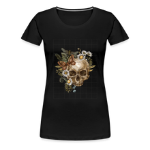 Load image into Gallery viewer, Skull and Flowers - Schwarz