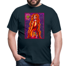 Load image into Gallery viewer, Wolf Lady - Men's T-Shirt - Navy