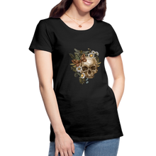 Load image into Gallery viewer, Skull and Flowers - Schwarz