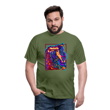 Load image into Gallery viewer, Star Lady - Men's T-Shirt - Militärgrün