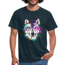 Load image into Gallery viewer, Wolf - Men's T-Shirt - Navy