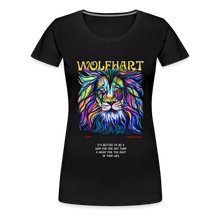 Load image into Gallery viewer, Lion - Women’s Premium T-Shirt - Schwarz