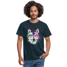 Load image into Gallery viewer, Wolf - Men's T-Shirt - Navy