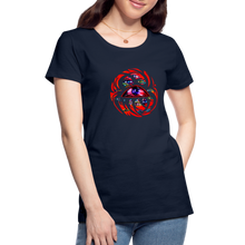 Load image into Gallery viewer, Flying Eyes - Women’s Premium T-Shirt - Navy