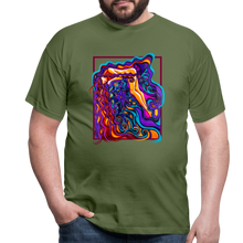 Load image into Gallery viewer, Star Lady - Men's T-Shirt - Militärgrün