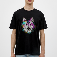 Load image into Gallery viewer, Wolf - Men's T-Shirt - Schwarz