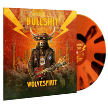 Load image into Gallery viewer, Bullshit - WolveSpirit - Orange Black Splatter LP