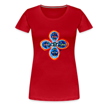 Load image into Gallery viewer, Eye of the Many - Women’s Premium T-Shirt - Rot
