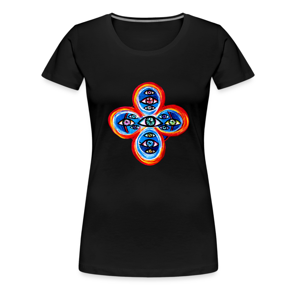 Eye of the Many - Women’s Premium T-Shirt - Schwarz