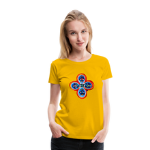 Load image into Gallery viewer, Eye of the Many - Women’s Premium T-Shirt - Sonnengelb
