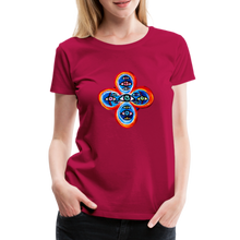 Load image into Gallery viewer, Eye of the Many - Women’s Premium T-Shirt - dunkles Pink
