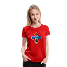 Load image into Gallery viewer, Eye of the Many - Women’s Premium T-Shirt - Rot
