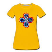 Load image into Gallery viewer, Eye of the Many - Women’s Premium T-Shirt - Sonnengelb
