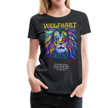 Load image into Gallery viewer, Lion - Women’s Premium T-Shirt - Schwarz
