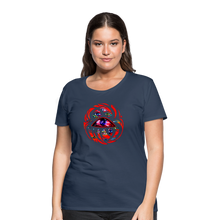 Load image into Gallery viewer, Flying Eyes -  Women’s Premium T-Shirt - Navy
