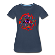 Load image into Gallery viewer, Flying Eyes -  Women’s Premium T-Shirt - Navy
