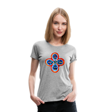 Load image into Gallery viewer, Eye of the Many - Women’s Premium T-Shirt - Grau meliert
