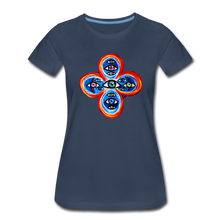Load image into Gallery viewer, Eye of the Many - Women’s Premium T-Shirt - Navy
