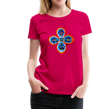 Load image into Gallery viewer, Eye of the Many - Women’s Premium T-Shirt - dunkles Pink
