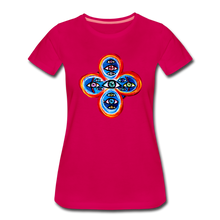 Load image into Gallery viewer, Eye of the Many - Women’s Premium T-Shirt - dunkles Pink
