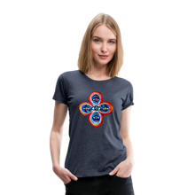 Load image into Gallery viewer, Eye of the Many - Women’s Premium T-Shirt - Blau meliert
