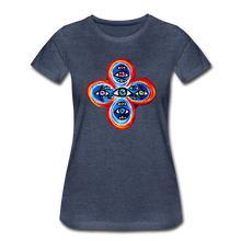 Load image into Gallery viewer, Eye of the Many - Women’s Premium T-Shirt - Blau meliert
