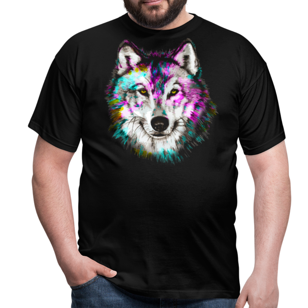 Wolf - Men's T-Shirt - Schwarz