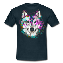Load image into Gallery viewer, Wolf - Men&#39;s T-Shirt - Navy

