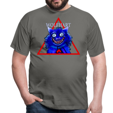 Load image into Gallery viewer, Smilin&#39; Wolf - Men&#39;s T-Shirt - Graphit
