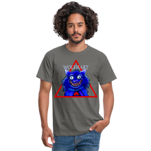 Load image into Gallery viewer, Smilin&#39; Wolf - Men&#39;s T-Shirt - Graphit
