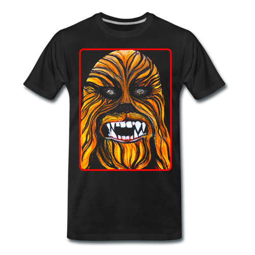 Chewbacca - Männer Premium T-Shirt - Schwarz